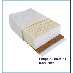 Matelas latex coco 14 cm